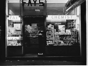 Fay's chemist shop, Auburn