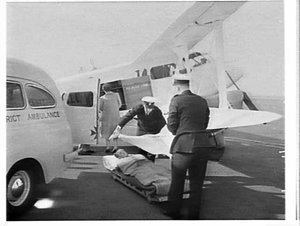 Mercy flight by Griffith Aero Club, Mascot Airport