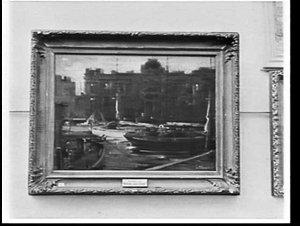 Scott Pendlebury's painting, winner of the 1957 Wynne P...