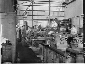 Machine shop, Sydney Slipway Engineering Co., Balmain