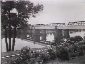 Bridge on Nepean, Penrith, from the Log House Tea Room