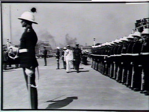 Inspecting Guard of Honour