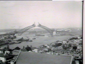 Sydney Harbour Bridge from North Sydney Grammar School