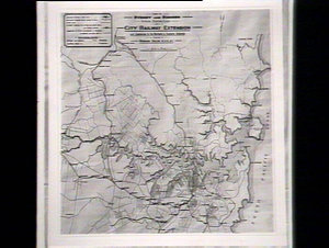 City railway extension: map