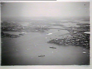 (MM) Looking SW over Kirribilli etc on Harbour Bridge O...