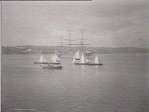 N.S.S. (Nautical School Ship) Sobraon and her boats