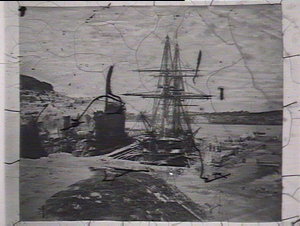 HMS Curacoa in Fitzroy Dock Cockatoo Island