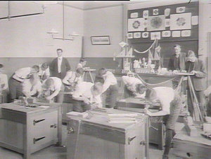 Paddington Public School. Manual training class-room