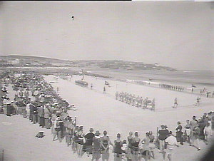 Bondi Surf Carnival showing clubs March Past