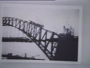 Sydney Harbour Bridge construction