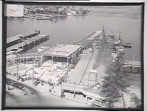 Manly Wharf construction