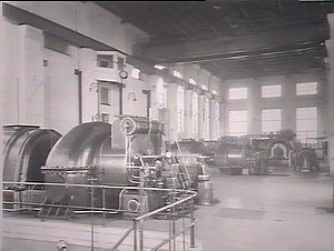 Newcastle Power House: turbine room