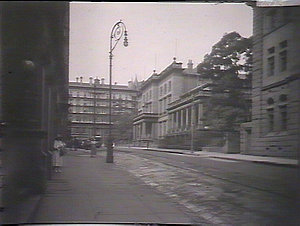 Bligh Street, showing Union Club & Hotel Metropole