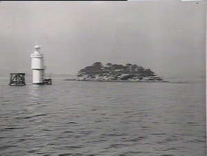 Clarke Island & pile light