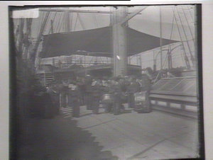 On the deck of the "Sobraon"