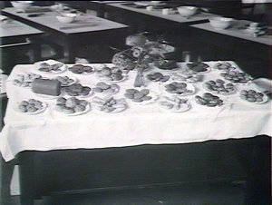Burwood Girls Domestic Science School. Table of delicac...