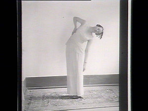 Tresillian Home, Willoughby. Woman doing exercises