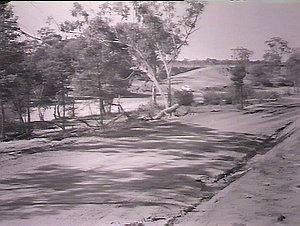 Road crossing at Baradine Creek: Narrabri/Kenebri Road
