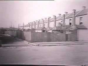 Housing improvement scheme: rear of Mitchell St from Br...
