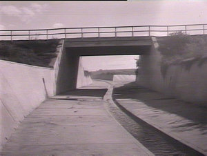 Storm water channel: Waters Road bridge