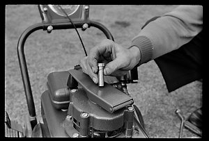 "Fix your motor mower", 1962 / photographs by David Bea...