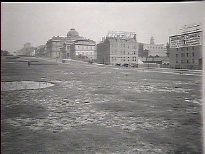 View looking north from near Government House, Botanic ...