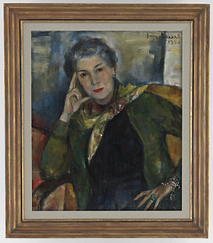 [Portrait of Dorothy Gordon Jenner], 1952 / oil paintin...