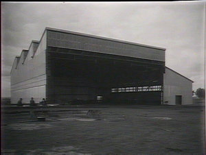 The hangar, Richmond State Aerodrome