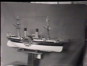 Model of steamship