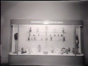 Pottery & porcelain exhibit, Tech. Museum