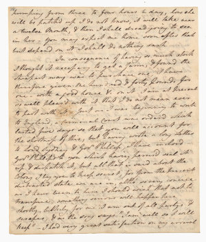 Collection 21: William Waterhouse - Letters written by ...