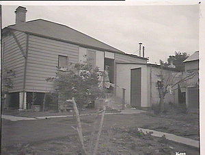 Blacktown District, house seen from backyard
