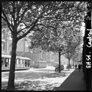 File 11: Pitt St near Central Station, [1938] / photogr...