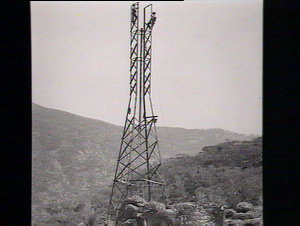 Transmission line, taken for Mr Carter, Burrinjuck Dam
