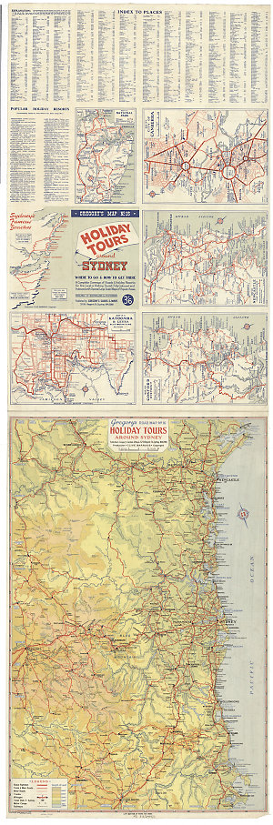 Holiday tours around Sydney [cartographic material] / p...