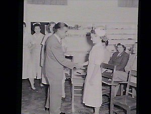 Presentation of prizes to trainee nurses, Lidcombe State Hospital
