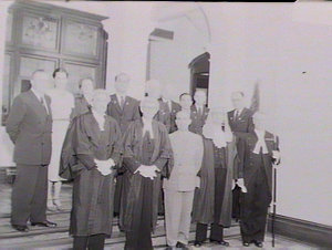 Officials and Chairman of the NSW Legislative Council