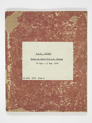 Item 08: Vivian Little diary, 10 April-9 September 1916