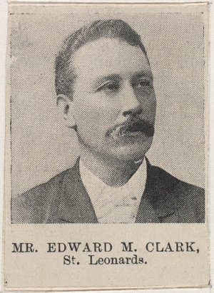 Edward Mann Clark, MLA for St Leonards - portrait, 1898