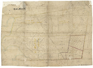 Plan of the western hamlet of Balmain [cartographic mat...