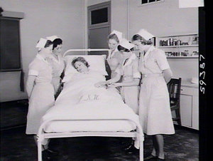 Nurses at Lidcombe State Hospital - publicity shots