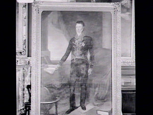 Copy of portrait of Governor Brisbane by Augustus Earle
