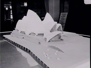 Model of Sydney Opera House taken at David Jones Store