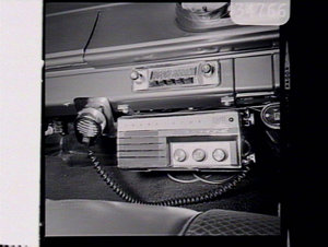 Two way car radios at Transport Dept