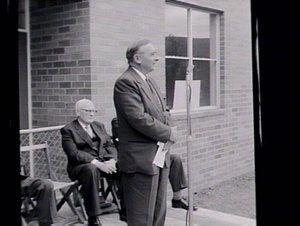 Opening of first block, Devonshire Street flats