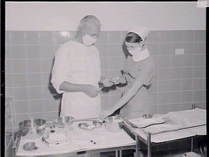 Male & female mental nurses, Parramatta State Hospital