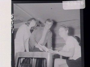 Migrants arriving in Sydney on the S.S. Canberra