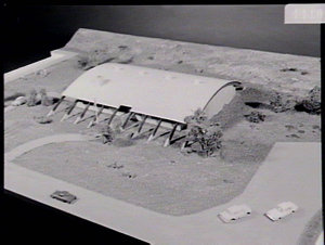 Model of National Fitness Camp Swimming Pool