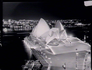 City decorations for opening of Opera House