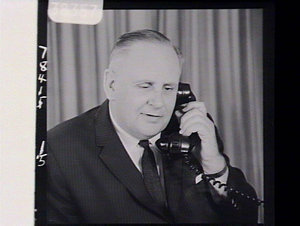Portrait of Minister, Mr Stephens